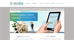 Desktop Screenshot of evidos.nl